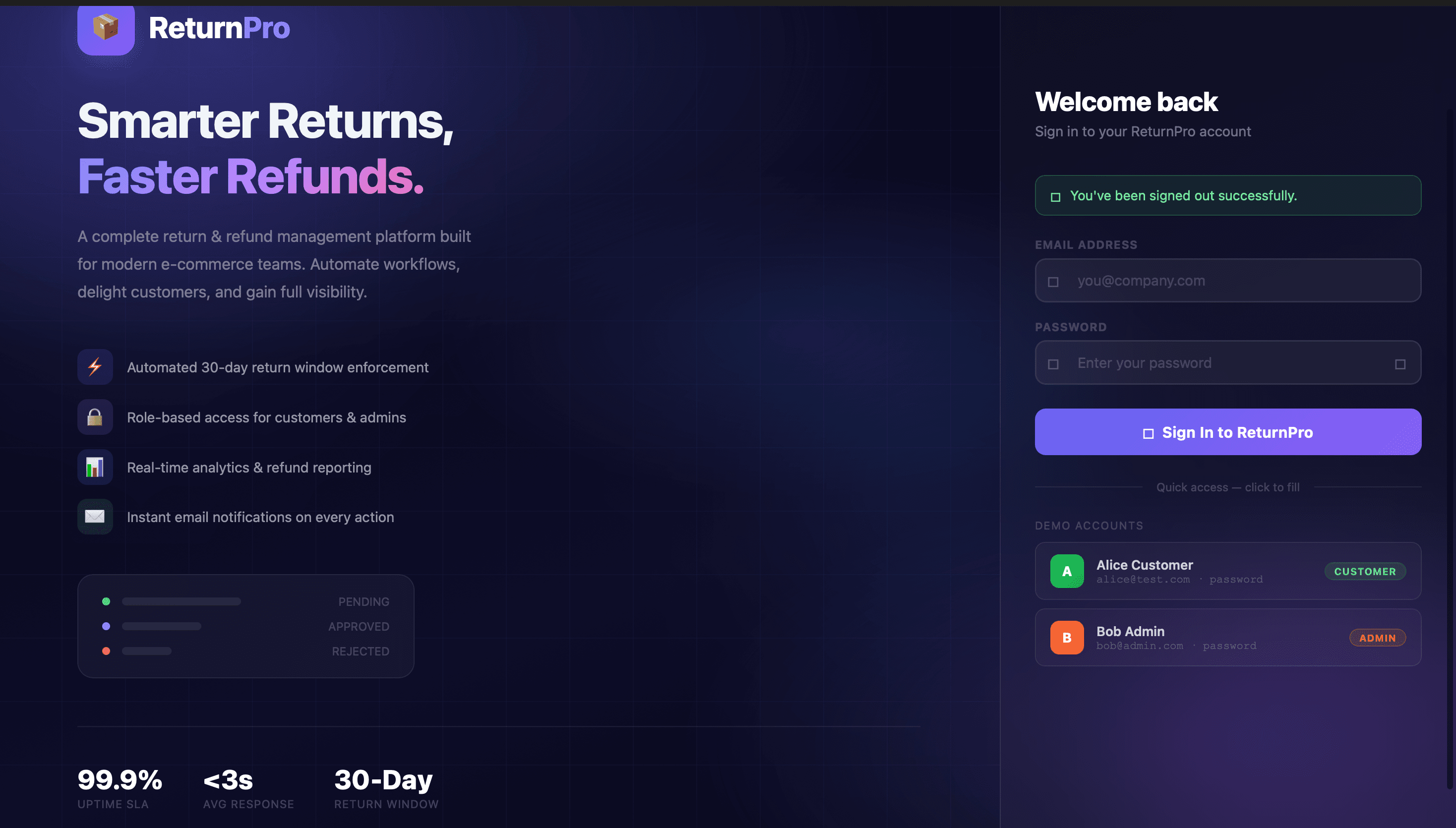 Return & Refund Management System